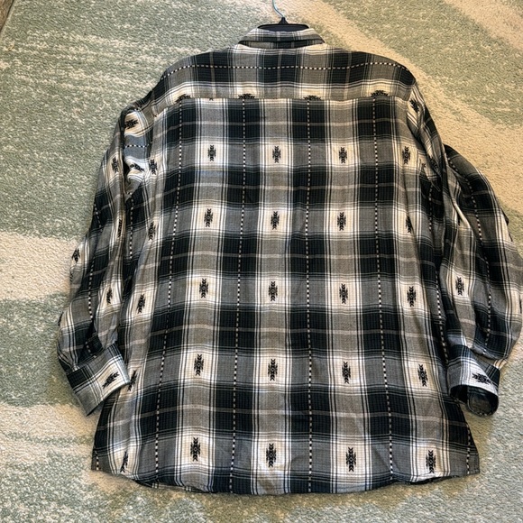 Vintage Express Jeans Rayon Shirt - Picture 4 of 7